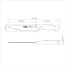 Faca Para Carne Inox Profissional 6 Pol