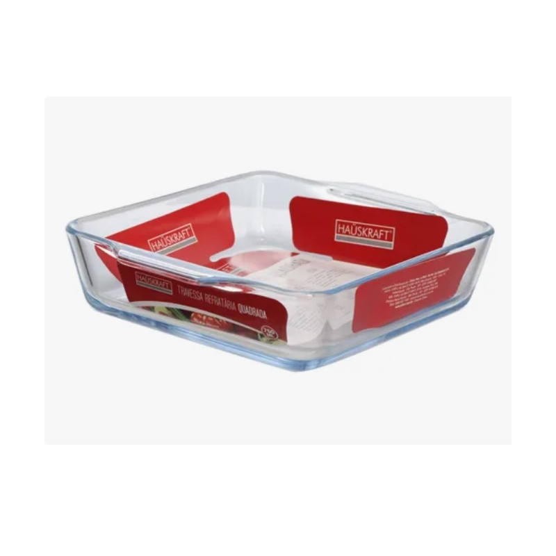 Travessa Quadrada Refrataria 400 ML 15X13X4 CM