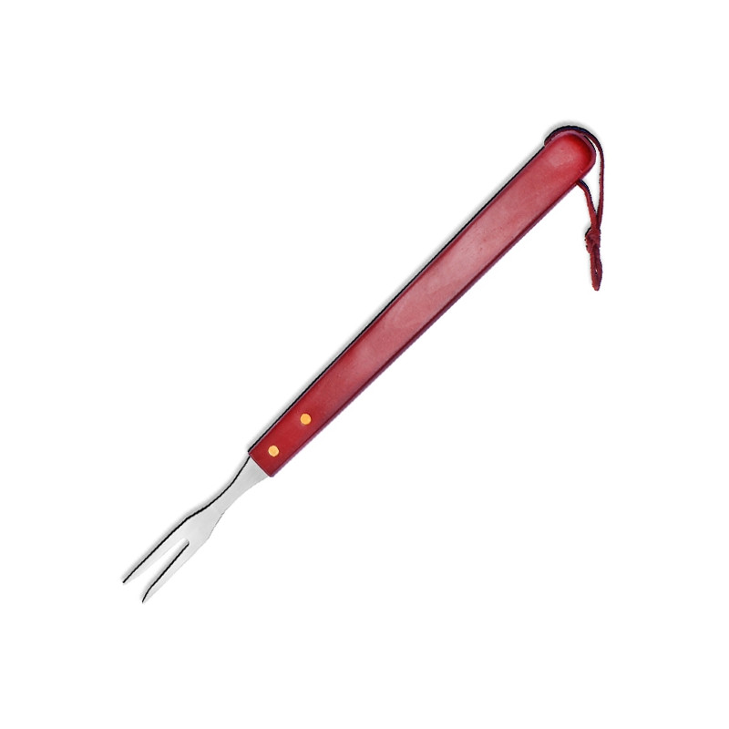 Garfo Para Churrasco Cabo Madeira
