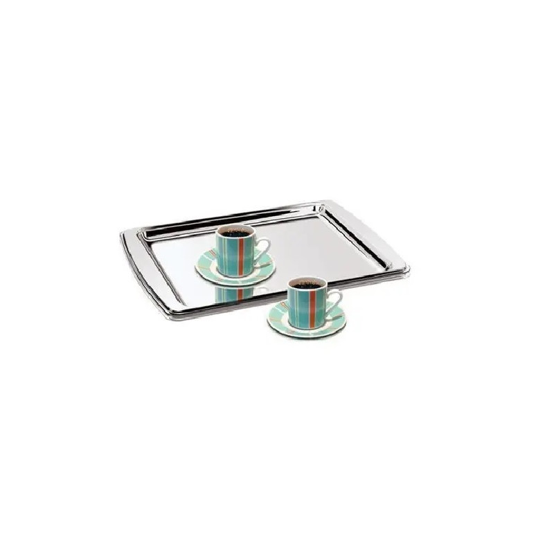 Bandeja Para Servir Aço Inox 28X19CM