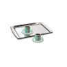 Bandeja Para Servir Aço Inox 28X19CM