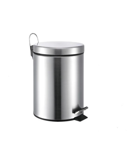 Lixeira Inox Com Pedal 5 Lts