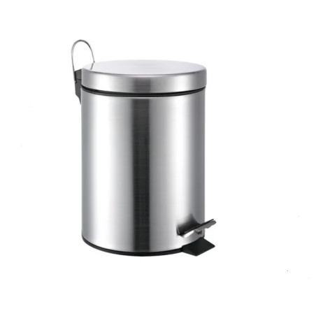 Lixeira Inox Com Pedal 5 Lts