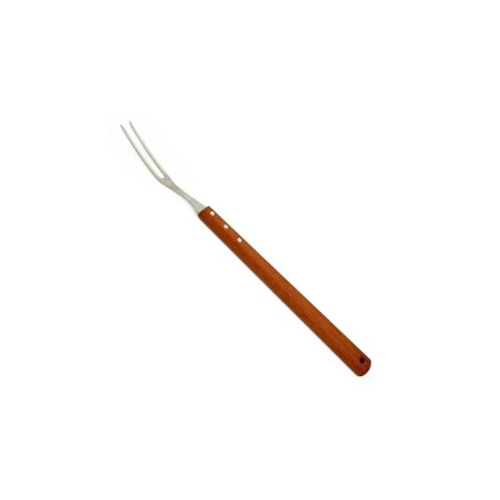 Garfo Para Churrasco Cabo Madeira