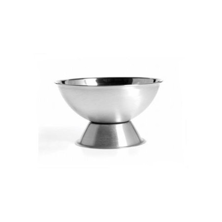 Taça Sobremesa Aço Inox com Pé