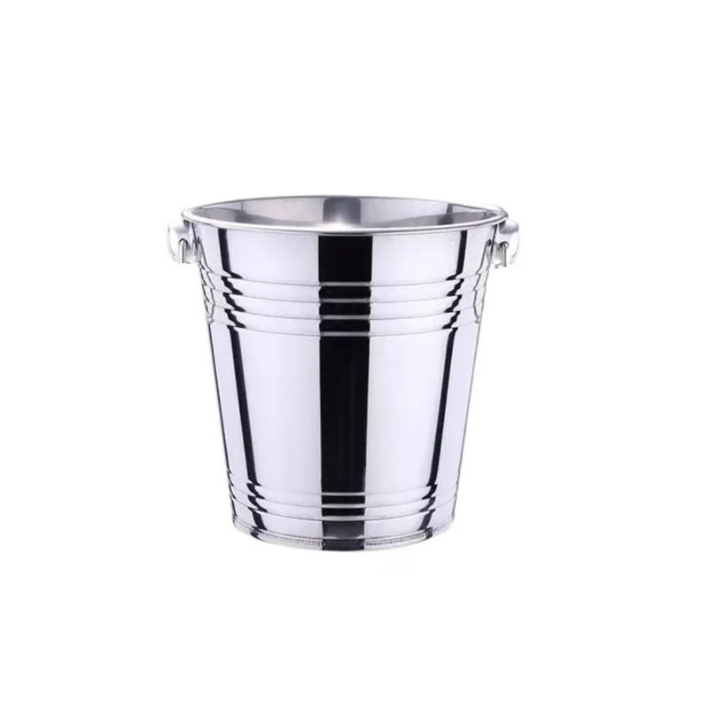 Balde para Gelo Aço Inox Com Pegador