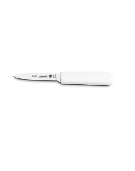 Faca Legumes Inox 3 Pol Cabo Branco
