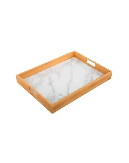 Bandeja De Bambu 39X27.7X4.5 CM