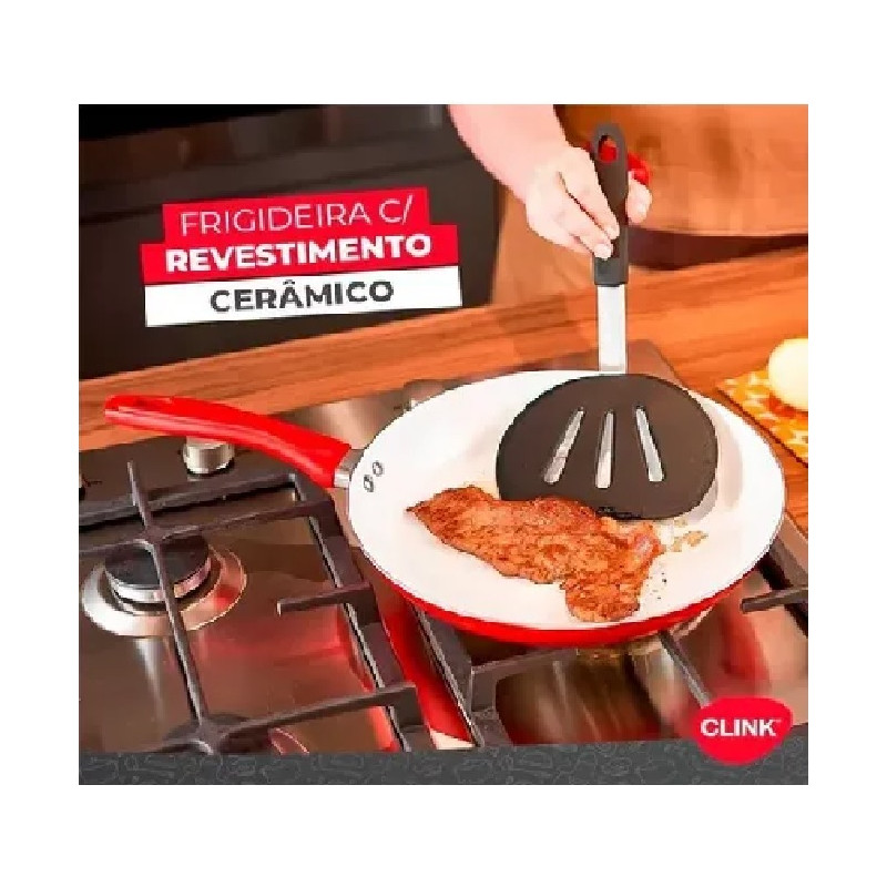 Frigideira Rev Ceramica E Cabo  Silicone 24 CM