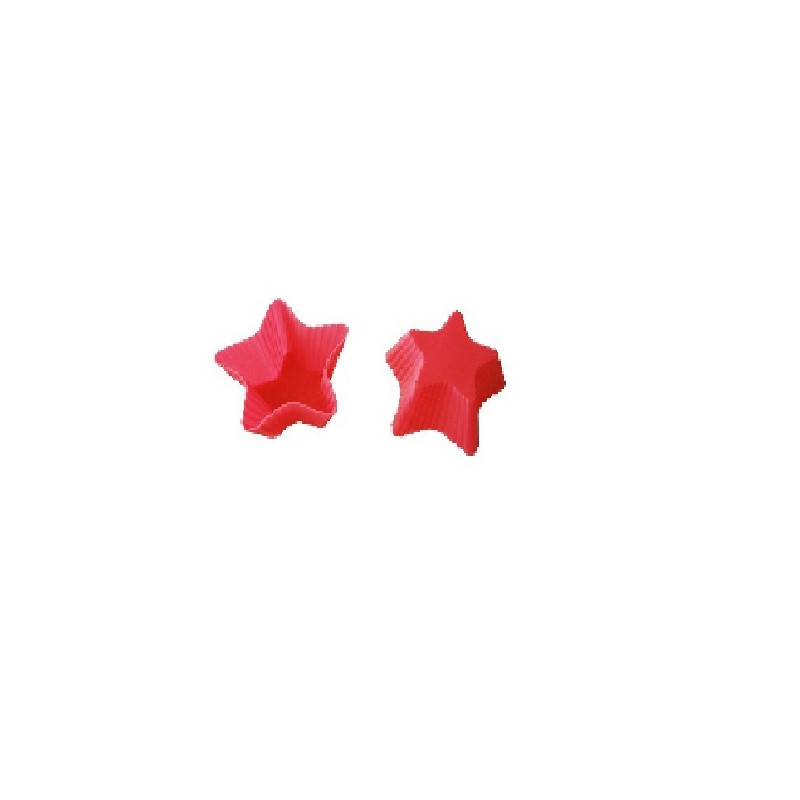 Forma De Silicone Estrela 06 Pcs
