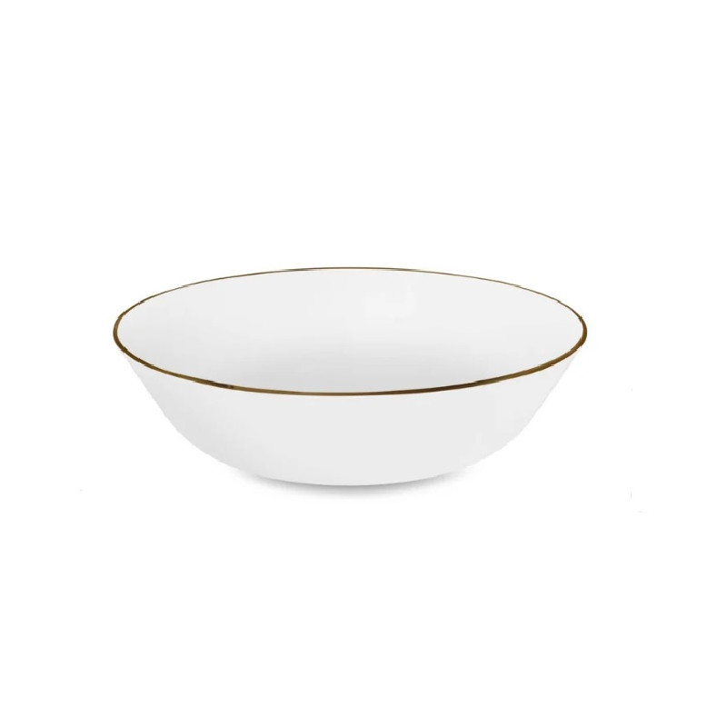 Saladeira Borda Dourada Sofia 26 CM