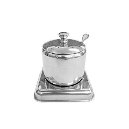 Açucareiro em Aço Inox com Colher