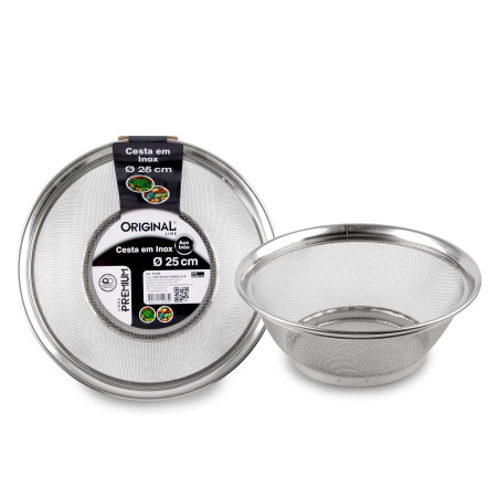 Cesta Em Inox Premiun 25 CM