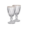 Jg De Taca Diamond Borda Ouro 06 pcs