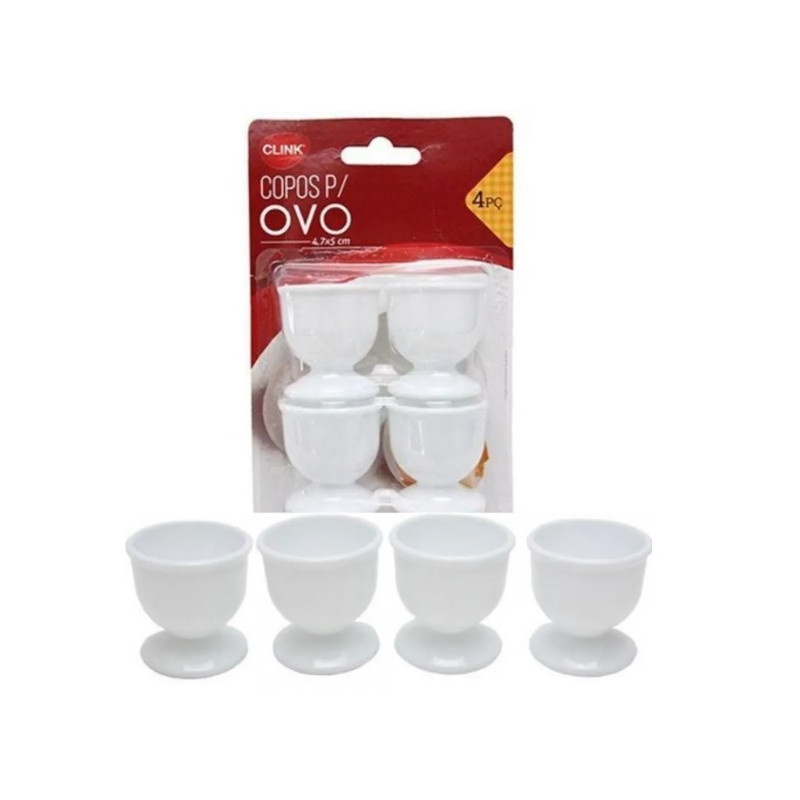 Kit 4 Copos De Ovo