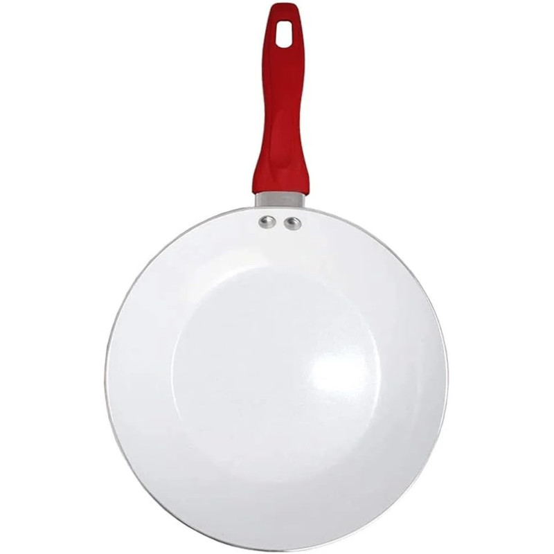 Frigideira revestimento cerâmica e cabo silicone 28cm - Loja Apolo