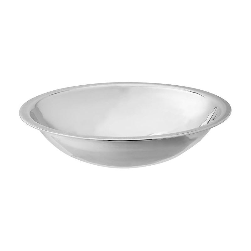 Tigela funda aço inox 32 cm - Loja Apolo
