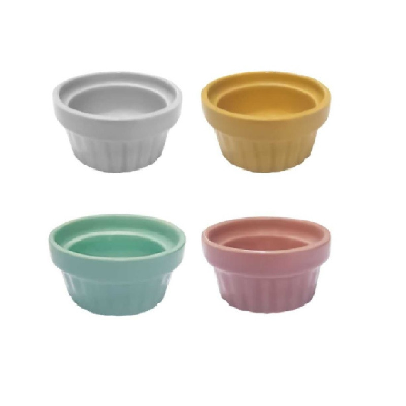 Ramekim ceramica colorido 50 ml - Loja Apolo