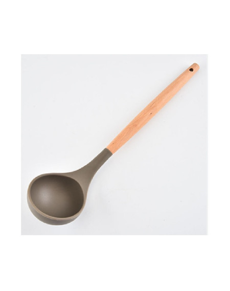 Concha silicone cabo madeira 31.5 cm - Loja Apolo