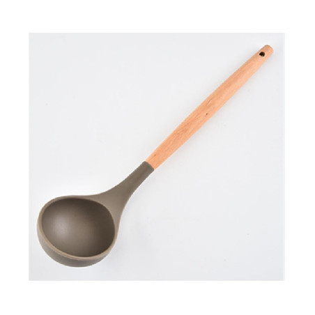 Concha silicone cabo madeira 31.5 cm - Loja Apolo