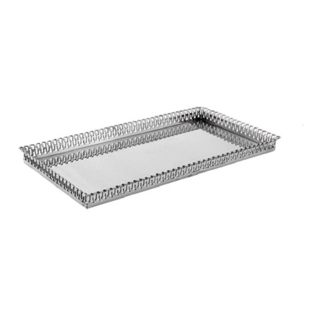 Bandeja retangular com grade - 40 X 15 cm