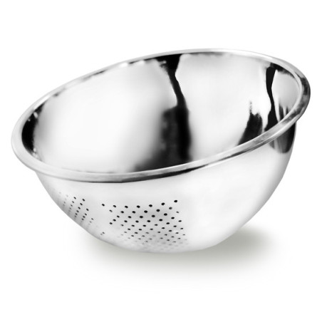 Escorredor de arroz aço inox - Loja Apolo