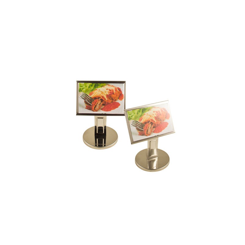 Display inox 10 X 13 cm - Loja Apolo