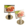Display inox 10 X 13 cm - Loja Apolo