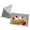 Display inox 8 X 5,2 X 4,5 cm - Loja Apolo