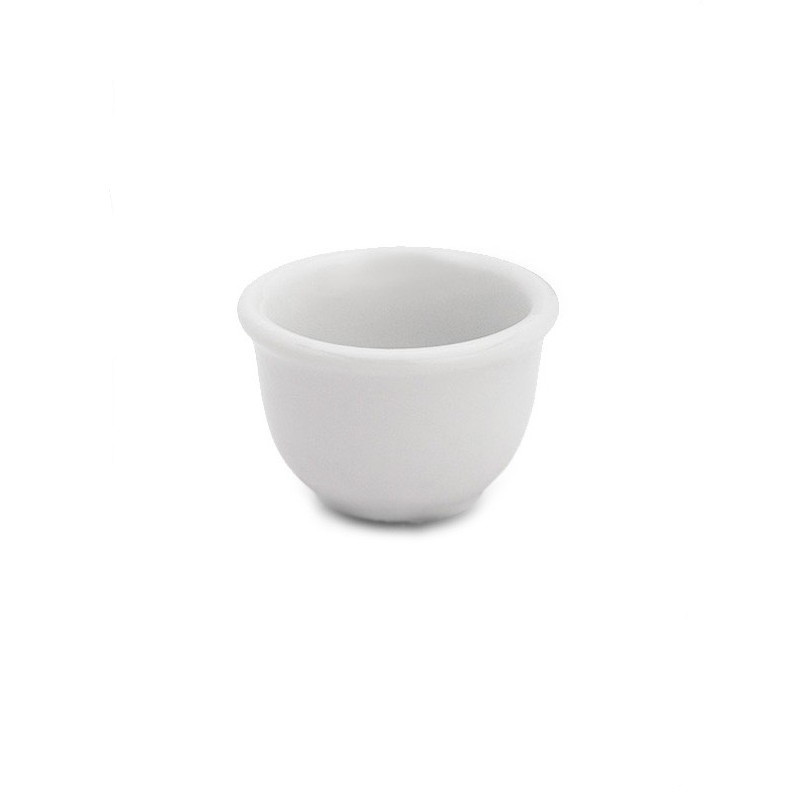 Mini tigela molheira porcelana branca 85ml - Loja Apolo