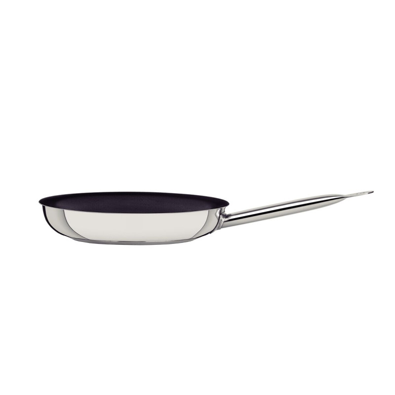 Frigideira profissional aco inox antiaderente 30cm - Loja Apolo