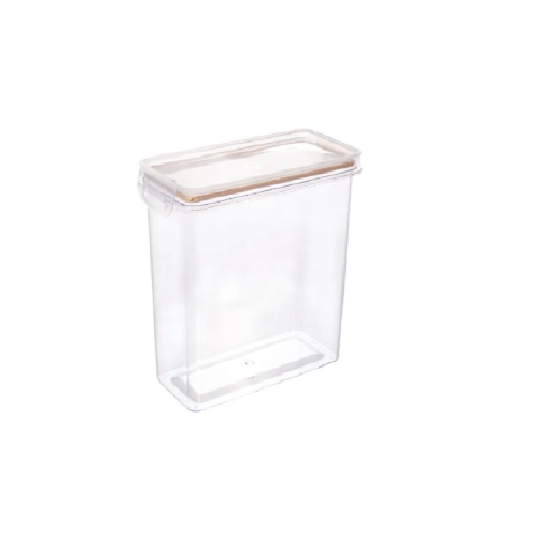 Porta mantimento com trava 3 litros cristal - Loja Apolo