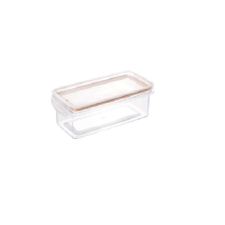 Porta mantimento com trava 800ml cristal - Loja Apolo