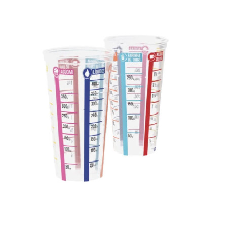 Copo medidor decorado plástico 500ml - Loja Apolo
