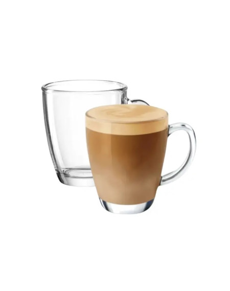 Kit caneca de vidro 02 pecas 350ml - Loja Apolo